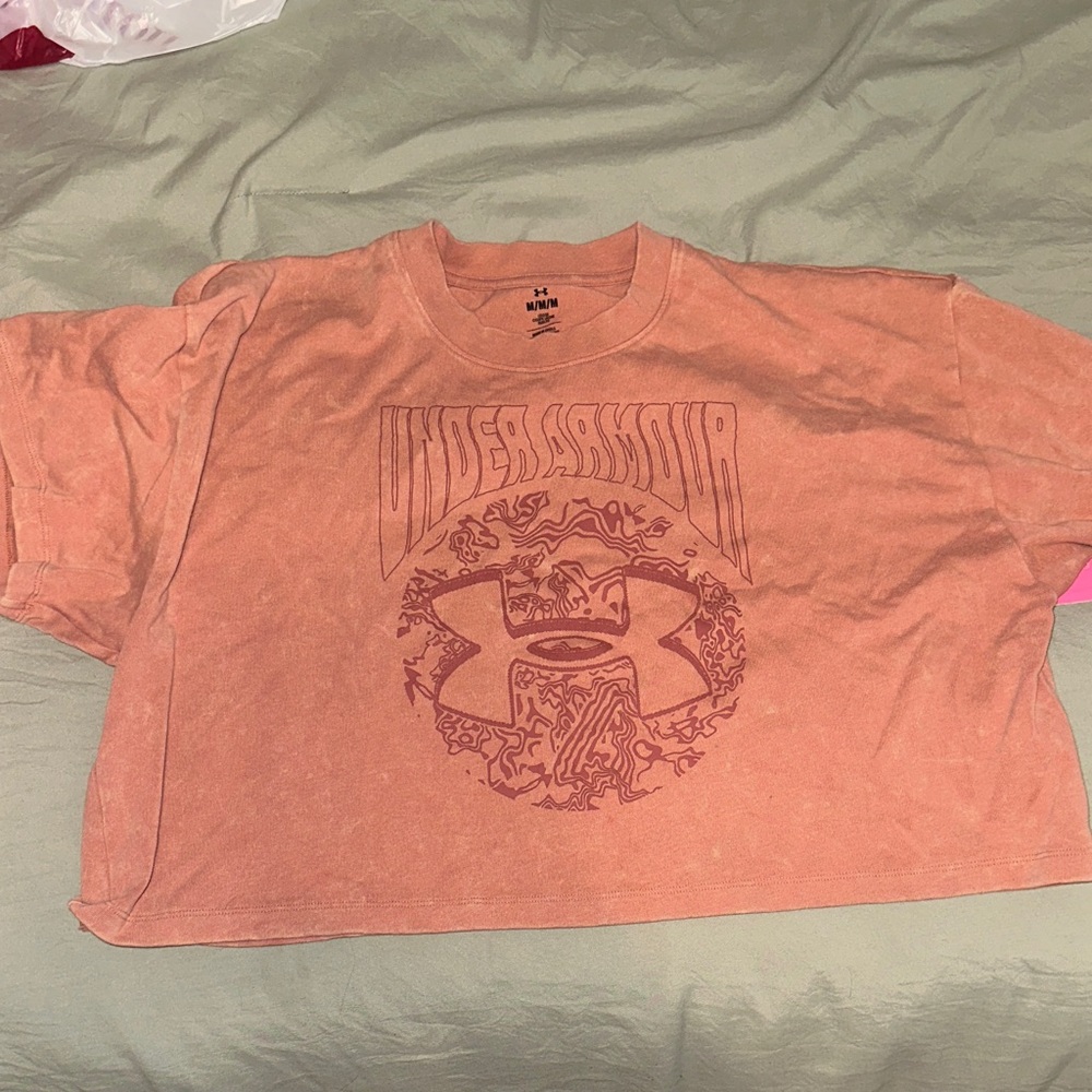 Under Armour Vintage-Style Tee in Warm Orange